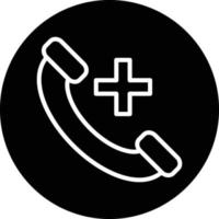Emergency Call Vector Icon Design