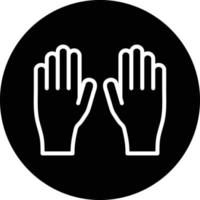 Gloves Vector Icon Design