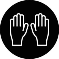 Gloves Vector Icon Design