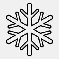 Icon frost resistance. Packaging symbol elements. Icons in line style. Good for prints, posters, logo, product packaging, sign, expedition, etc. vector