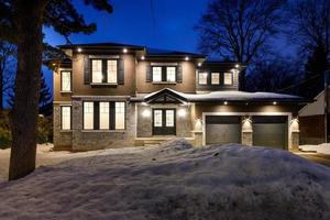 Beautiful luxury Canadian single family house in greater Montreal area photo