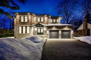 Beautiful luxury Canadian single family house in greater Montreal area photo