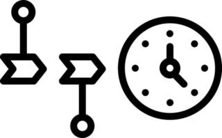line icon for timeline vector