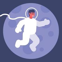 An Astronaut In Space vector