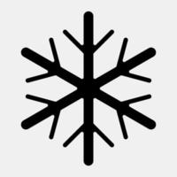 Icon frost resistance. Packaging symbol elements. Icons in glyph style. Good for prints, posters, logo, product packaging, sign, expedition, etc. vector