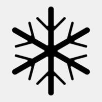 Icon frost resistance. Packaging symbol elements. Icons in glyph style. Good for prints, posters, logo, product packaging, sign, expedition, etc. vector