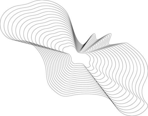 Single Black Wireframe Element
