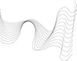 Single Black Wireframe Element vector
