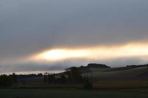 Weird Light in the Clouds, Sunrise Time photo