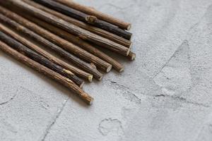 Natural catnip sticks for cat molar cleaning photo