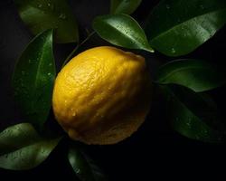 Fresco limón elegante Fruta foto