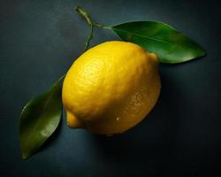 fresh lemon stylish fruit photo