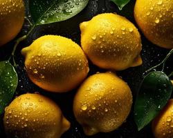 fresh lemon stylish fruit photo