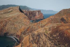 ponta Delaware sao Lourenco excursionismo zona en Madeira, Portugal foto