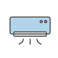 air conditioner icon vector design template simple and modern