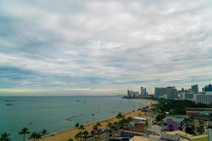 Pattaya Chonburi Thailand - 9 Nov 2021 - Beautiful landscape and cityscape of Pattaya city is popular destination in Thailand. photo