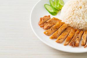 Grilled Chicken with Steamed Rice photo