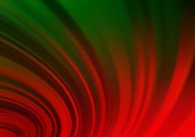 Dark Green, Red vector blurred and colored template.