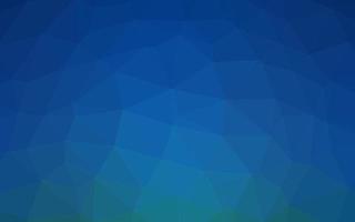 Dark BLUE vector polygonal pattern.