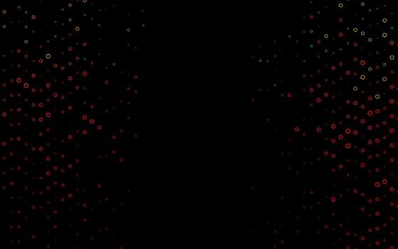 Light Green, Red vector texture with disks.