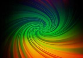 Dark Multicolor, Rainbow vector bokeh and colorful pattern.