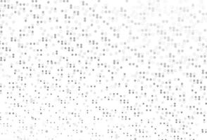 Light Silver, Gray vector backdrop with dots.