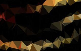 Light Yellow, Orange vector abstract polygonal layout.