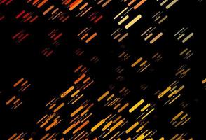 Dark Yellow, Orange vector template with repeated sticks.