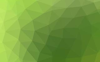 Light Green vector blurry triangle template.