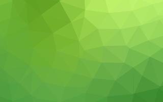 Light Green vector abstract polygonal layout.