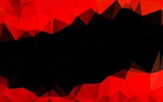 Light Red vector shining triangular pattern.
