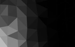 Dark Silver, Gray vector polygonal pattern.