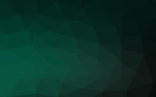 Dark Green vector polygon abstract layout.