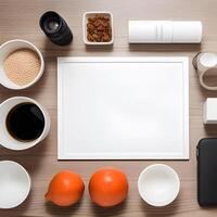 Image of Set of Cups and beans photo