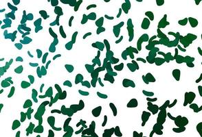 Light Blue, Green vector template with memphis shapes.