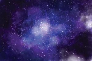 Endless universe with stars and galaxy background vector