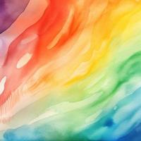 Rainbow Watercolor Background Texture photo