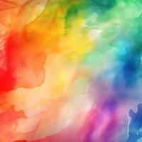 Rainbow Watercolor Background Texture photo