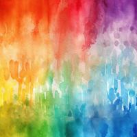 Rainbow Watercolor Background Texture photo