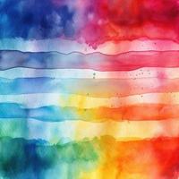 Rainbow Watercolor Background Texture photo