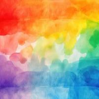 Rainbow Watercolor Background Texture photo