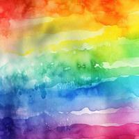 Rainbow Watercolor Background Texture photo