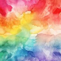 Rainbow Watercolor Background Texture photo