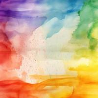 Rainbow Watercolor Background Texture photo