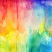 Rainbow Watercolor Background Texture photo