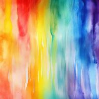 Rainbow Watercolor Background Texture photo