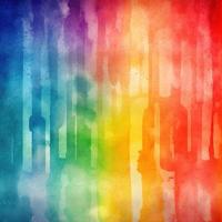 Rainbow Watercolor Background Texture photo