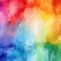 Rainbow Watercolor Background Texture photo