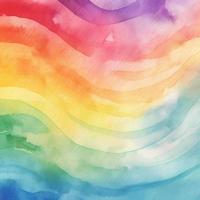 Rainbow Watercolor Background Texture photo