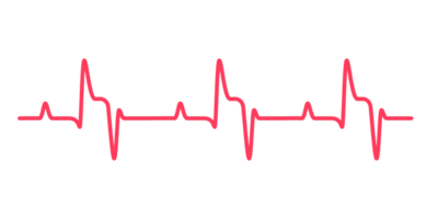 cœur rythme graphique vérification votre battement de coeur pour diagnostic png